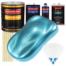 Azure Blue Metallic Slow Gallon Auto Car Paint Kit Urethane Basecoat Clearcoat Azure Blue Metallic Slow Gallon Auto Car Paint Kit Urethane Basecoat Clearcoat