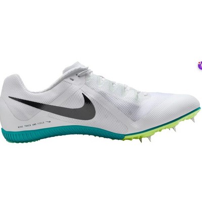 New w/ Box sz 14 Nike Zoom Rival Multi Track& Field White  w/ spikes, tool & bag