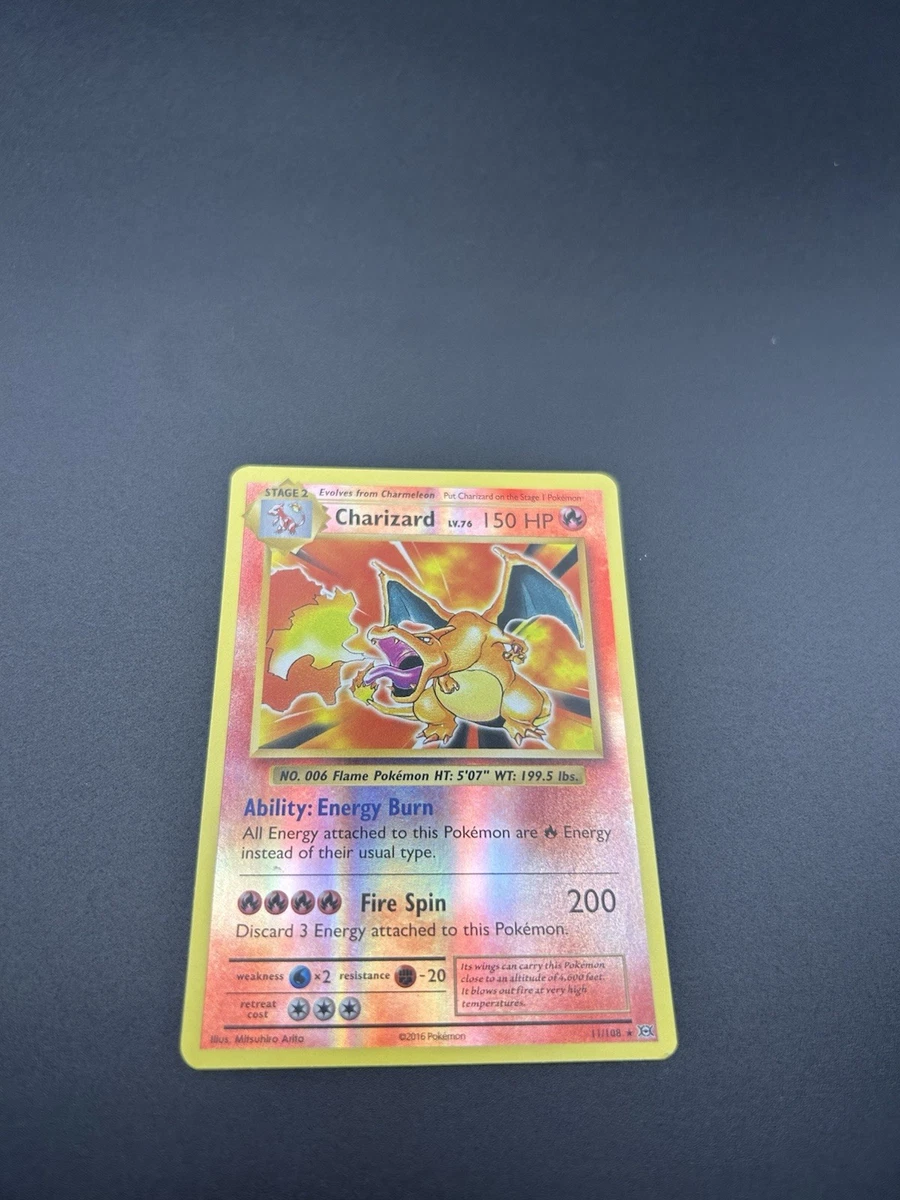 Charizard Pokémon TCG Evolutions Holo Rare Individual Collectible