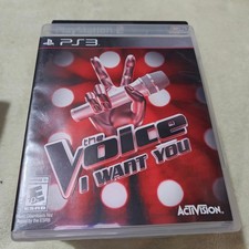 The Voice I Want You Standard Case PS3 Activision Music Game