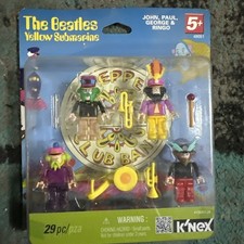 The Beatles K'nex Yellow Submarine Figures New