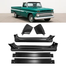 Fits 1960-66 Chevy & GMC C/K Pickup Truck Inner & Outer Rocker Panel+Cab Corners