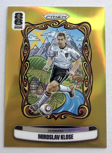 2026 Panini Prizm World Cup Miroslav Klose National Landmarks Gold 03/10 #29