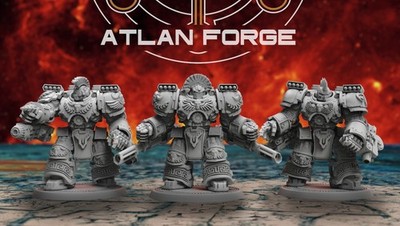 Minoan Warhulks (Atlan Forge / Tabletop Game Minis / Compatible with 40K)