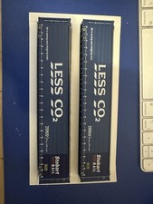 Dapol 45ft Curtain Container Set Tesco OO Gauge