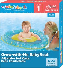 SwimSchool Infant Baby Pool Float Super Buoyant Ages 6-24 Months