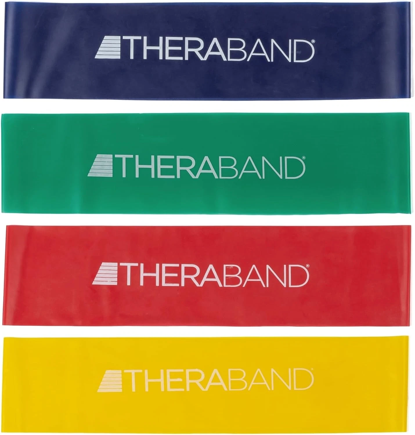 Resistance Band Loop Set, Pack of 4, 12 Inch Band Loop Kit for Legs &