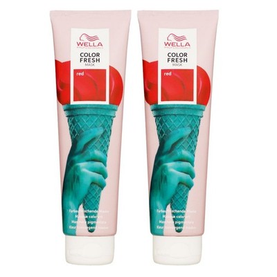 Wella Color Fresh Mask 2 x 150 ml Tönungsmaske Farbmaske Red Set