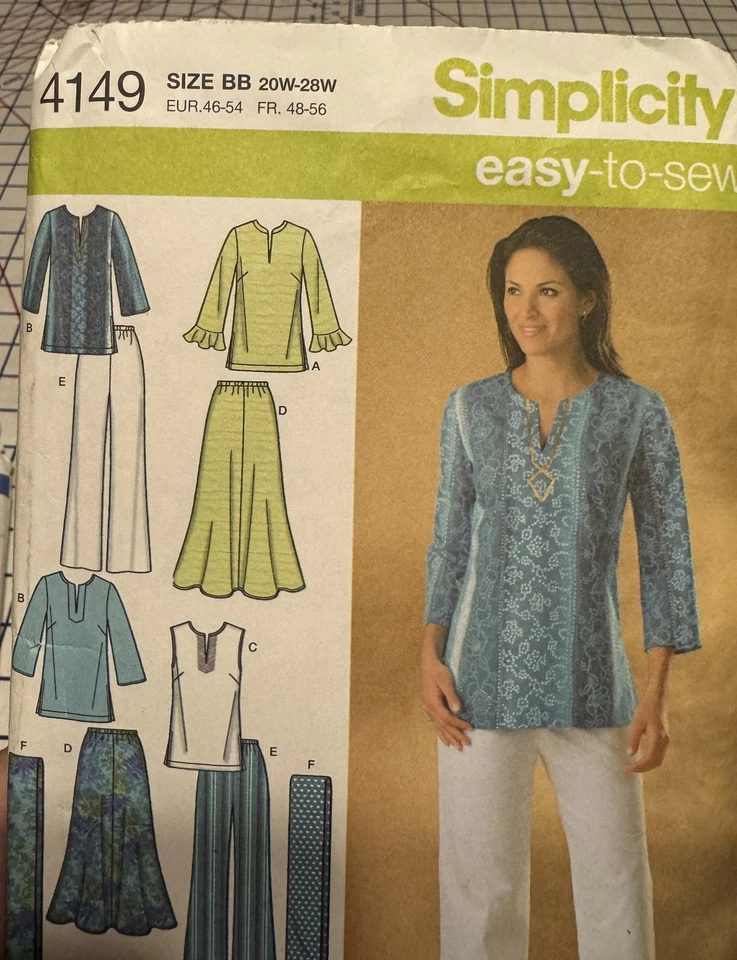 Simplicity McCall's Sewing Patterns Womens 20W-32W Lot 8 Khaliah Ali Mimi G - Image 3 of 4