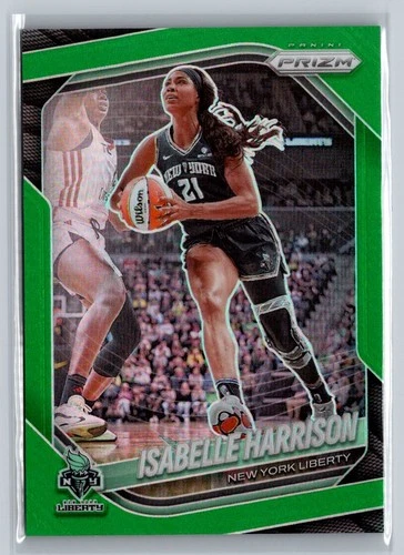 2025 Panini Prizm WNBA #12 Isabelle Harrison Green Prizms