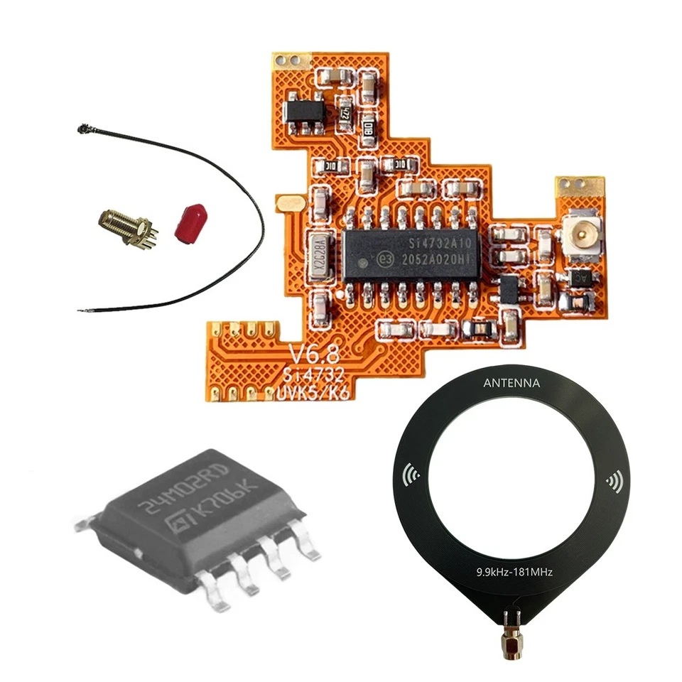 SI4732 V6.8 FPC- + 2M-Chip + Rahmenantennen-Kit für  K5 K6 -K4719