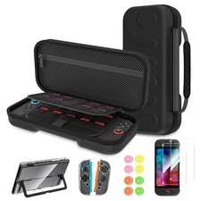 Switch 2 Storage Case Includes Holds 24 Game Cards Compatible 2025 Switch 2