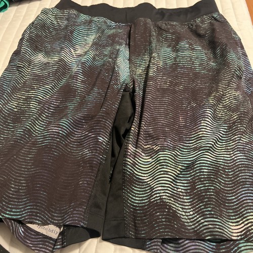 Men’s Lululemon Swim Trunks Size Medium Multicolor Green Blue Gently Used - Picture 4 of 7