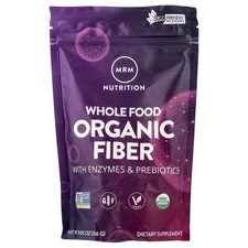 Whole Food, Organic Fiber with Enzymes and Prebiotics, 9.03 oz (256 g)