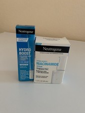 Neutrogena Niacinamide 10 Serum 29 Ml Eye Hydro Boost Hyaluronic Acid 2 PCS