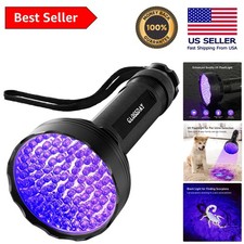 Durable Waterproof UV Flashlight with 100 LEDs - Ideal for Pet Urine Scorpion