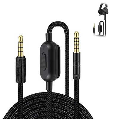 Gaming Headset Kabel Ersatz für Logitech G Pro X G433 G233, 3,5 mm Audio Gami...