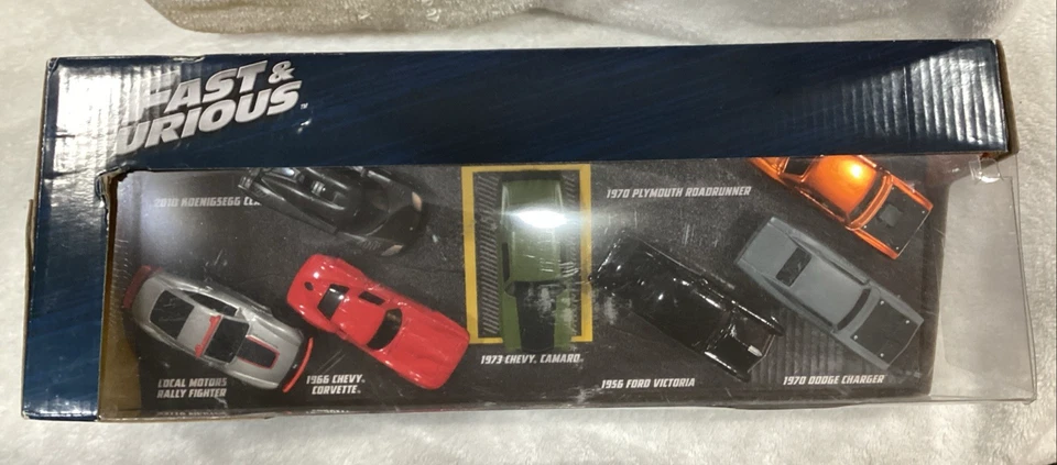 Mattel Fast & Furious Furious Fueled RARO Paquete De 7 Coches Die Cast Escala 1:55 Foto 2 de 4