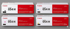 Canon 054H Toner Cartridge High Yield Compatible Canon Printers (BK-C-M-Y)
