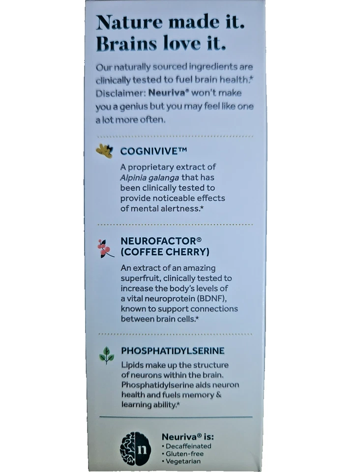 Neuriva Ultra Brain Health For Mental Alertness, Starter Pack (14 Caps) Exp 3/26 - Image 4 of 4