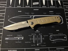 Heckler & Koch HK By Benchmade Espionage 14140 Combo Edge A/O Folding Knife