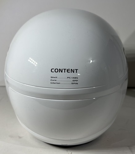 Casco POC Skull X Spin Sci Corsa Corsa Bianco 55/56 Medium NUOVO - Foto 3 di 8