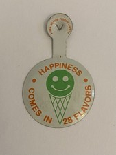 Happiness Comes In 28 Flavors Howard Johnson’s Tab Fold Over Button P190