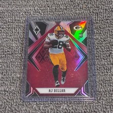 2020 Panini Phoenix Rookies Red /299 AJ Dillon #125 Rookie RC