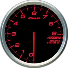Nippon Seiki Defi Defi-link Advance Bf Tachometer 80 9000rpm Amber Red Df10902 Nippon Seiki Defi Defi-link Advance Bf Tachometer 80 9000rpm Amber Red Df10902