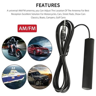 3M UNIVERSAL AUTO DAB+FM ANTENNE FENSTER GLAS HALTERUNG AKTIV RADIO ADAPTER ANTENNE