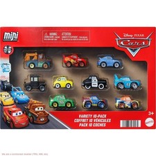 Disney and Pixar Cars Mini Racers 10pk from the Movie Styles May Vary 
