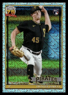 2026 Topps Series 2 1991 Silver Chrome 91C2-21 Hunter Barco, Pittsburgh Pirates