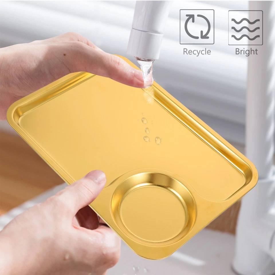  Pommes Halter Dessertteller Pommesehalter Snackteller Aus Edelstahl - Bild 2 von 4