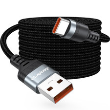 20 ft USB C charging cable with fast charging and data transfer for Galaxy