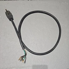 4 Prong Cord 4 Ft, 10/4 NEMA 14-30 Plug 30 Amp for Dryer & EV with Ring Terminal