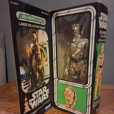 STAR WARS VINTAGE 1978 LARGE SIZE ACTION FIGURE KENNER C-3PO WITH