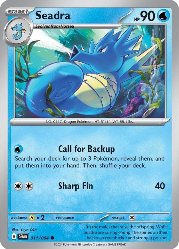 Pokemon Seadra (11/99) Shrouded Fable LP