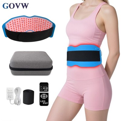 Silicone Red Near Infrared Light Therapy Wrap Belt Pads for Pain Relief Burn Fat