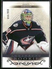 2021-22 Upper Deck Artifacts Daniil Tarasov RC /999 #RED224 Blue Jackets