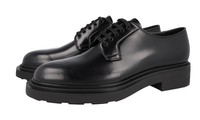 Prada Leder Runway Business Schuhe - 2EE404 - Schwarz - Wintersohle - 10,5 44,5