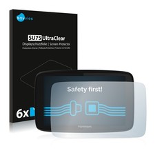 6x Schutzfolie für TomTom GO 520 / GO 5200 Display Schutz Folie