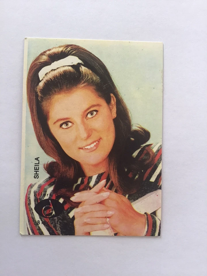 SHEILA MINI CARTE offert dans les biscuit DUBOIS Lot de 2 - Photo 2/4