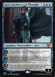 Jace, Architect of Thought #93 Mythic - Commander: Kamigawa: Neon Dynasty
