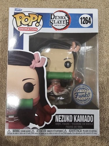 Funko Pop! Vinyl: Demon Slayer - Nezuko Kamado - Metallic Damaged Box