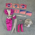 Vintage 1985 Mattel Barbie Purple & Silver Astronaut Spacesuit Outfit #2449