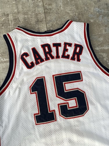 Vince Carter 2004 New Jersey Nets Home Authentic Reebok Jersey Men 48 - Picture 9 of 11