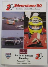 SILVERSTONE 27 Aug 1990 Battle of Britain Raceday BRDC Official Programme