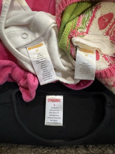 Gymboree Vintage Dress Lot of 3 Sz 4T/5 HTF Bear Kitty Hearts Rare Kidcore - Picture 10 of 12
