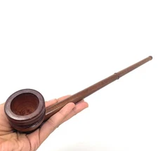 Hand Made Extra long Hobbit Churchwarden Gandalf Tobacco Pipe long stem 11 Inch