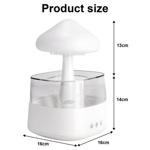 Cloud Humidifier Relaxing Aromatherapy Desk Rain Lamp USB Rain Sound Diffuser AU - Bild 5 von 12